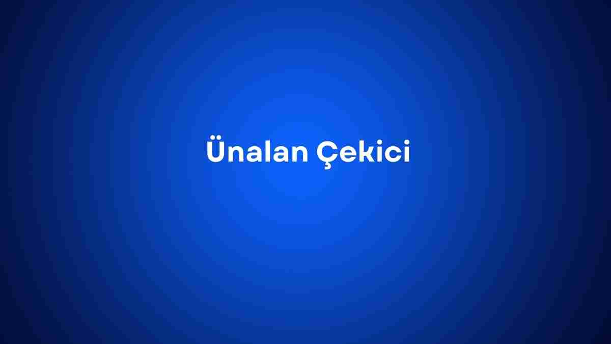 Ünalan Çekici